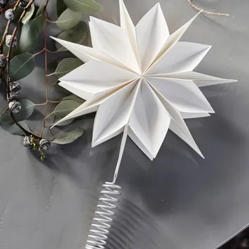 Capella Christmas tree star Ø25 cm - White - House Doctor