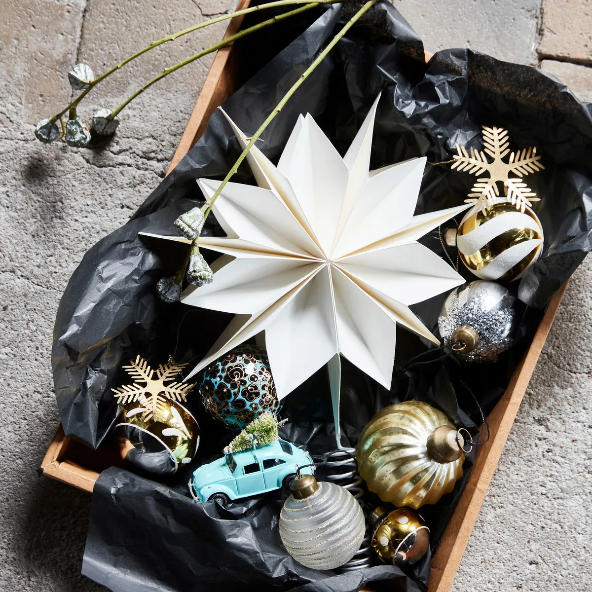 Capella Christmas tree star Ø25 cm, White House Doctor