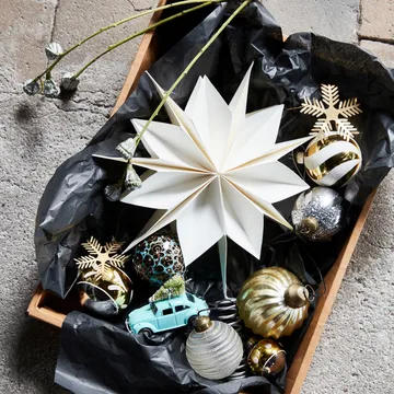 Capella Christmas tree star Ø25 cm - White - House Doctor