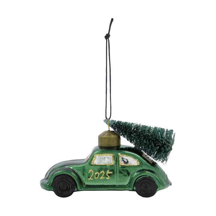 Car Christmas ornament - Green-gold - House Doctor