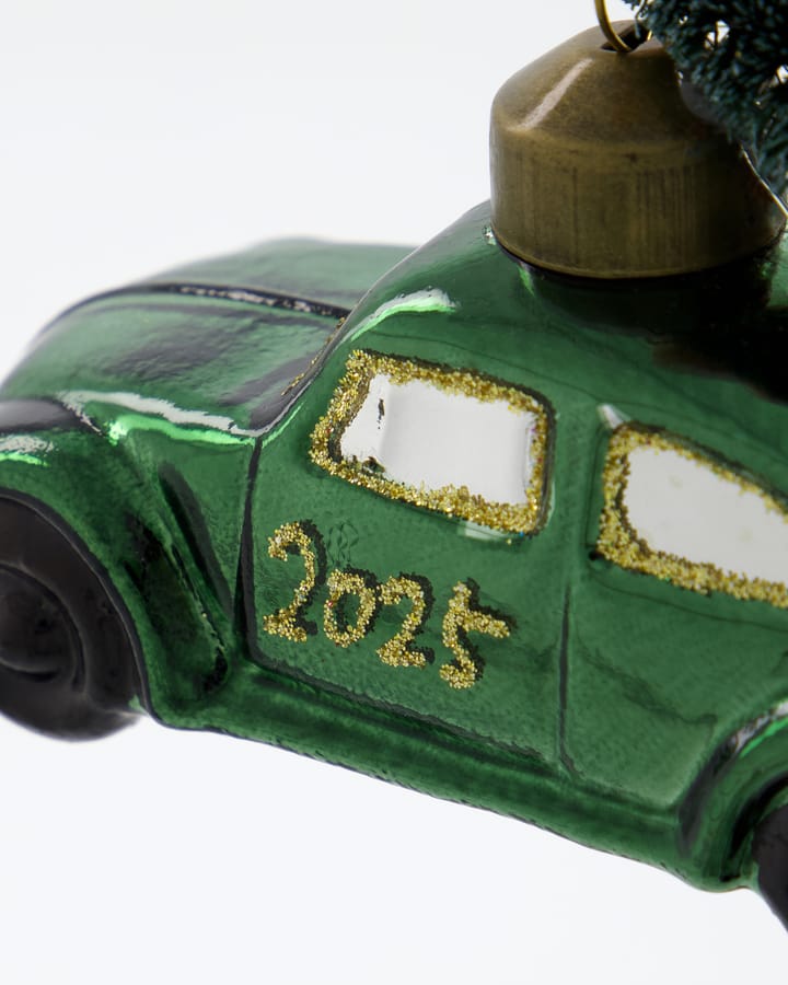 Car Christmas ornament, Green-gold House Doctor