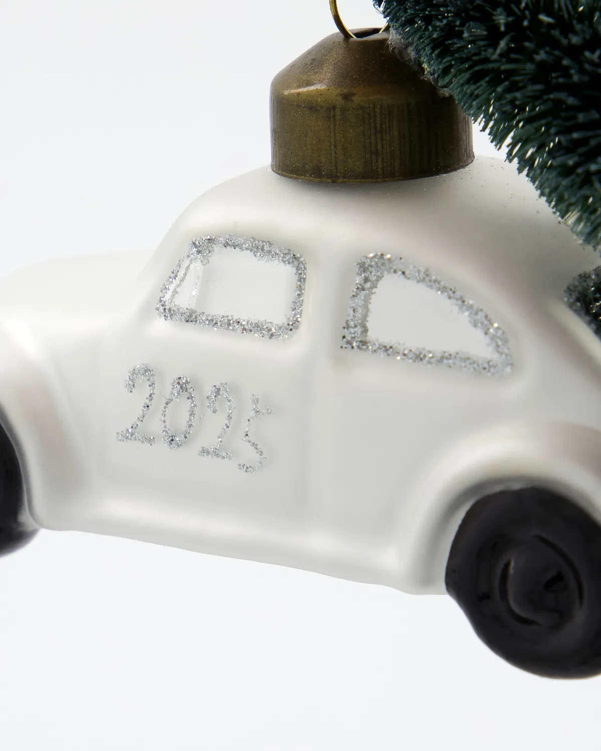 Car Christmas ornament, White-silver House Doctor
