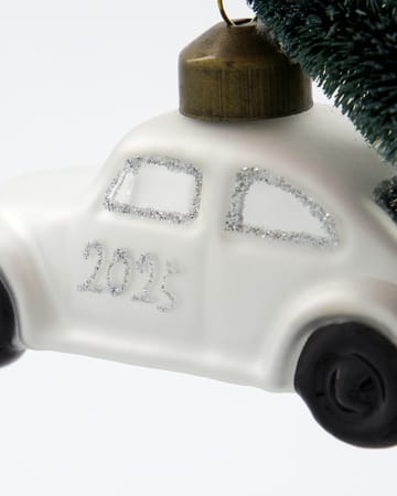 Car Christmas ornament - White-silver - House Doctor