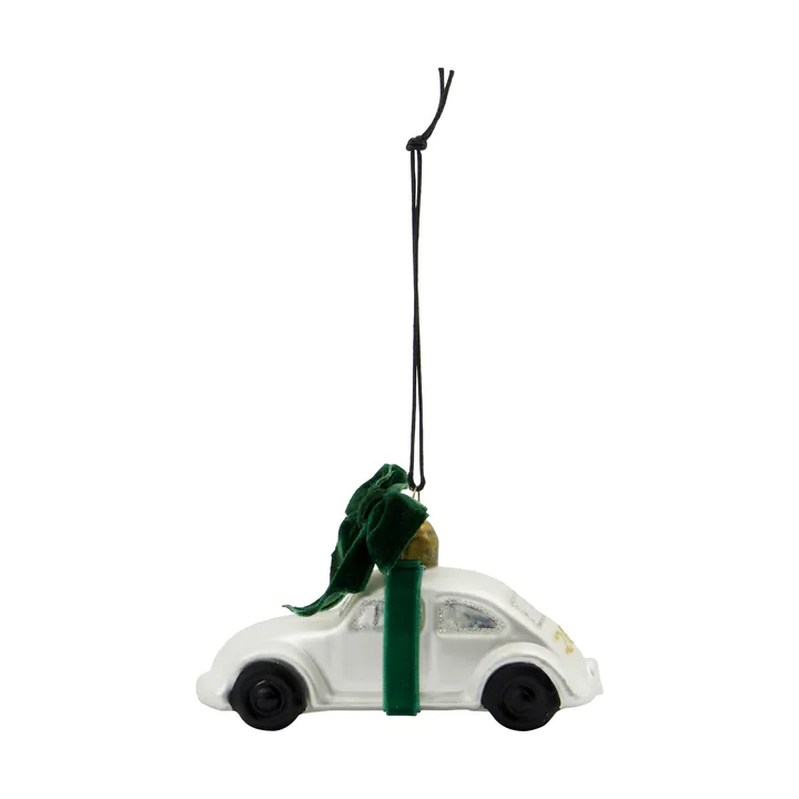 Car Christmas tree ornament - Silver, 2026 - House Doctor