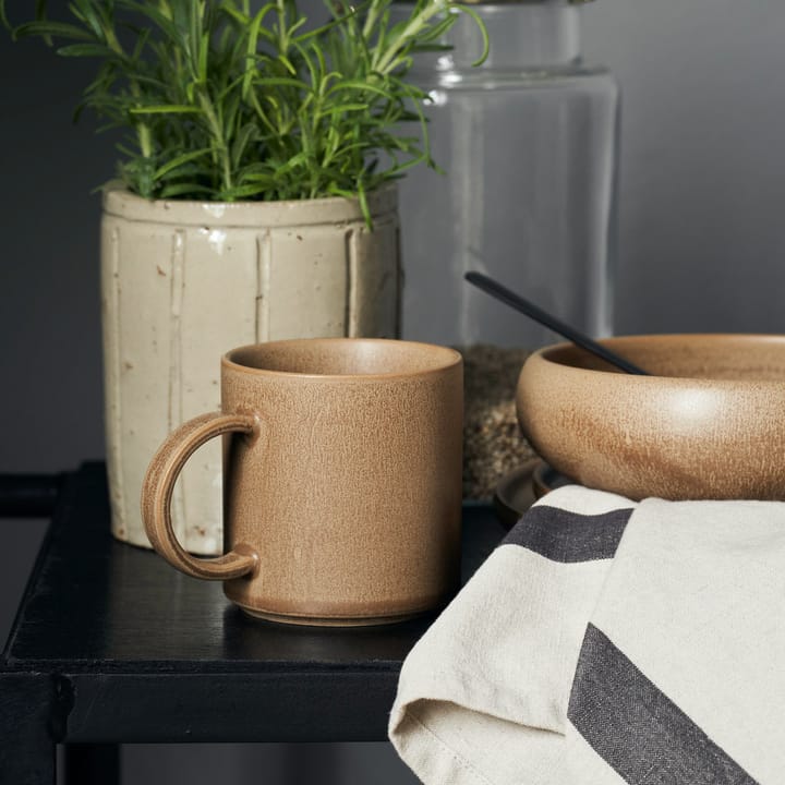 Cara mug 9 cm - Camel - House Doctor