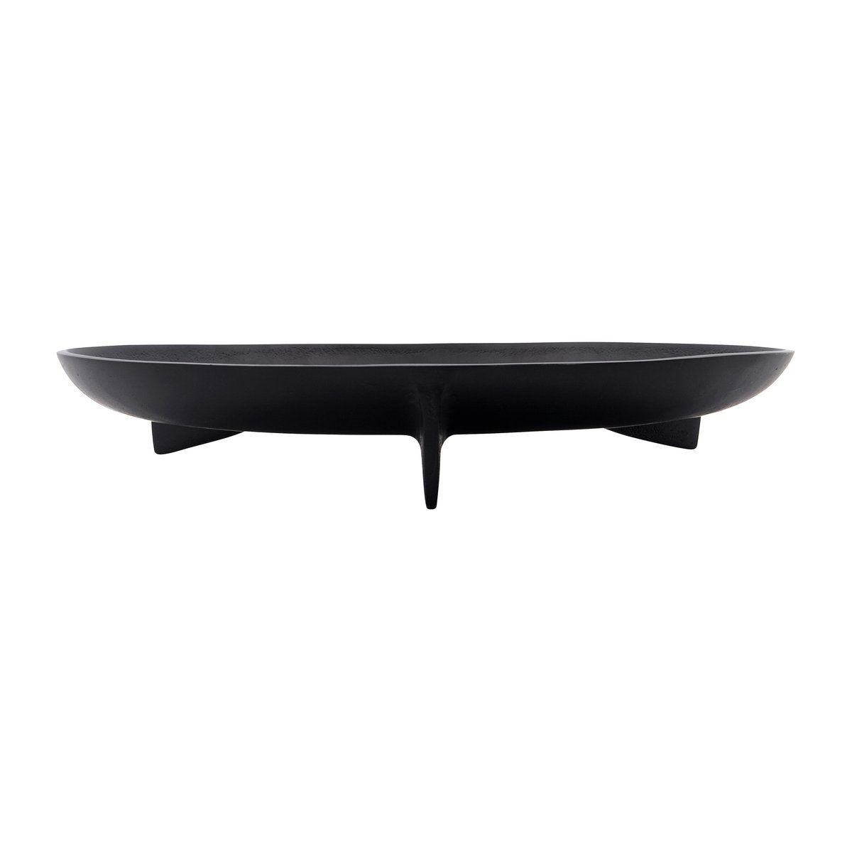 House Doctor Cast tray o38 cm Black | Scandinavian Design | Trays | Black