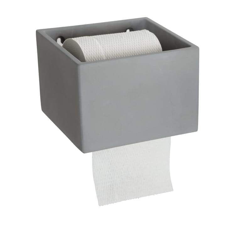 Cement toilet roll holder - concrete - House Doctor