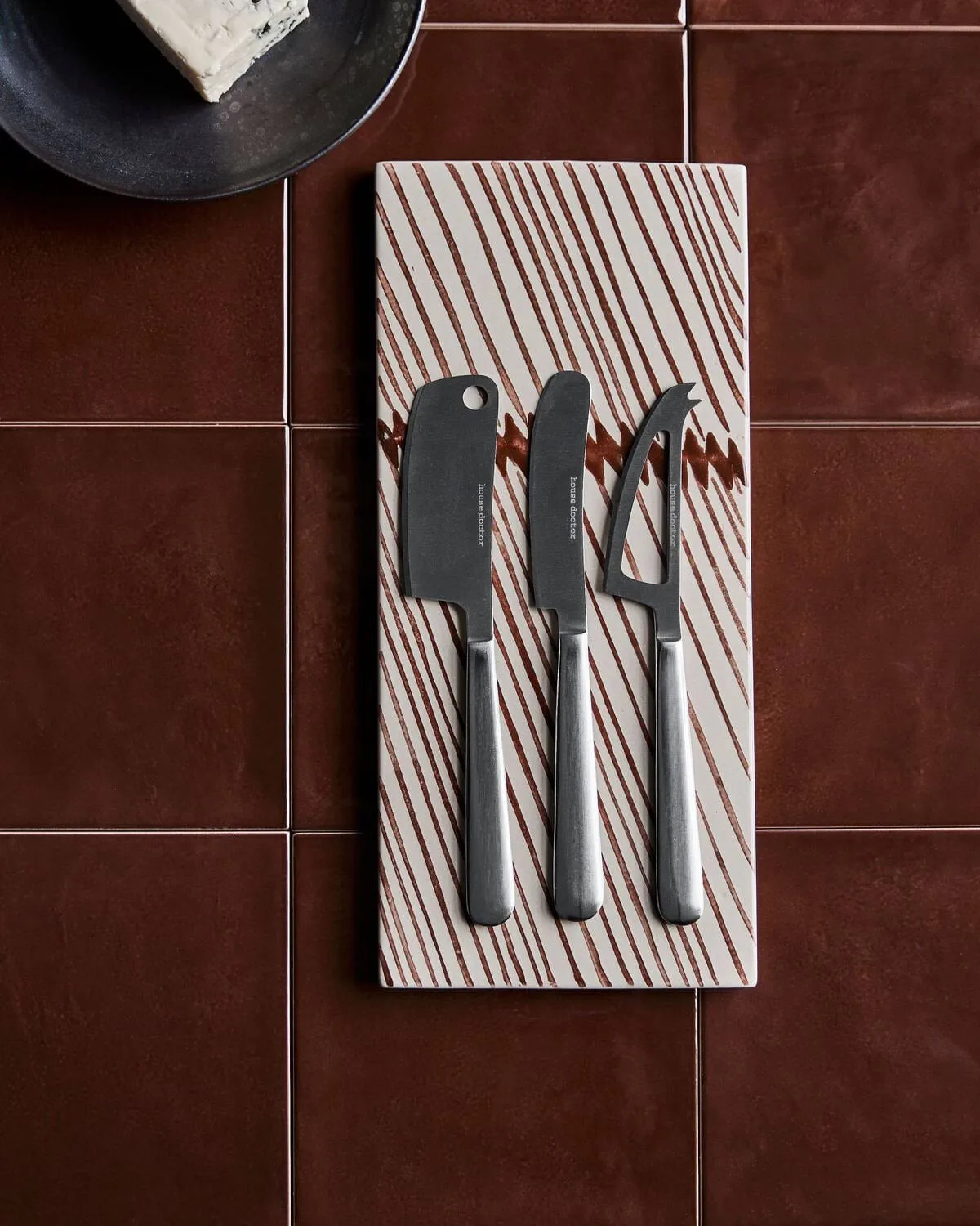 Cheese knives 3 pieces, Silver House Doctor