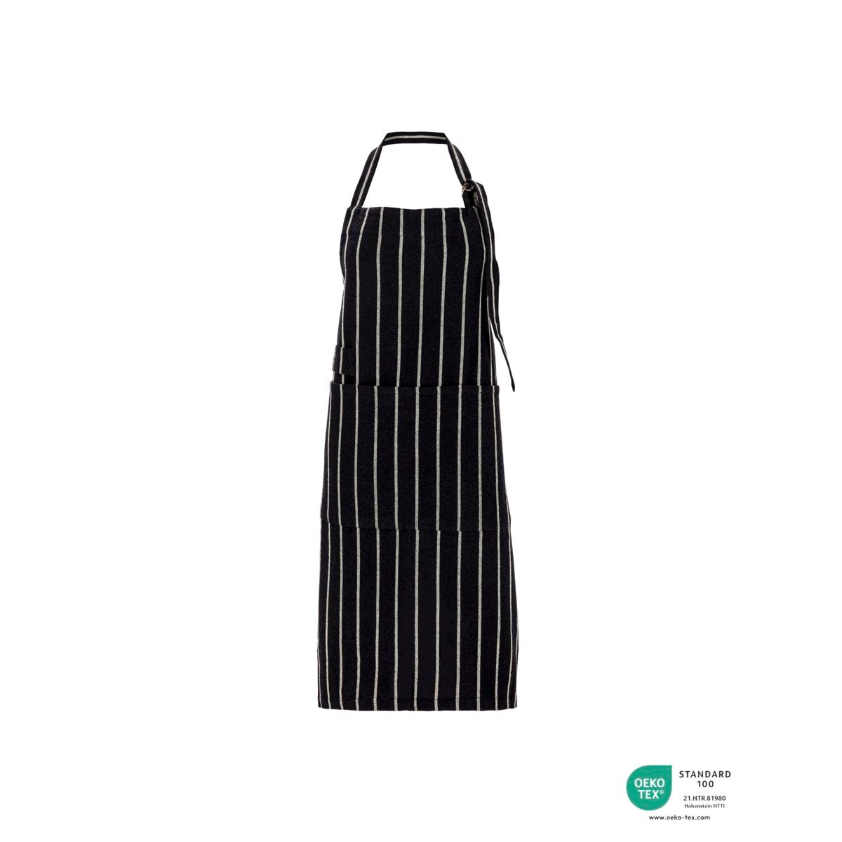 House Doctor Chef apron Black-white | Scandinavian Design | Aprons | Black