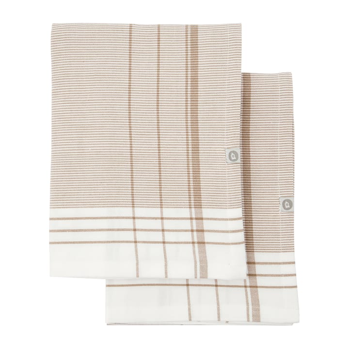 Chef kitchen towel 55x75 cm 2-pack - Brown - House Doctor
