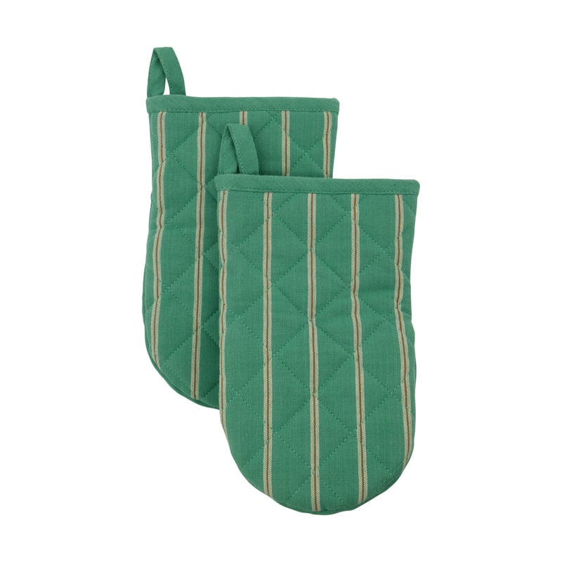House Doctor Chef oven mitt 14x24 cm 2-pack Green