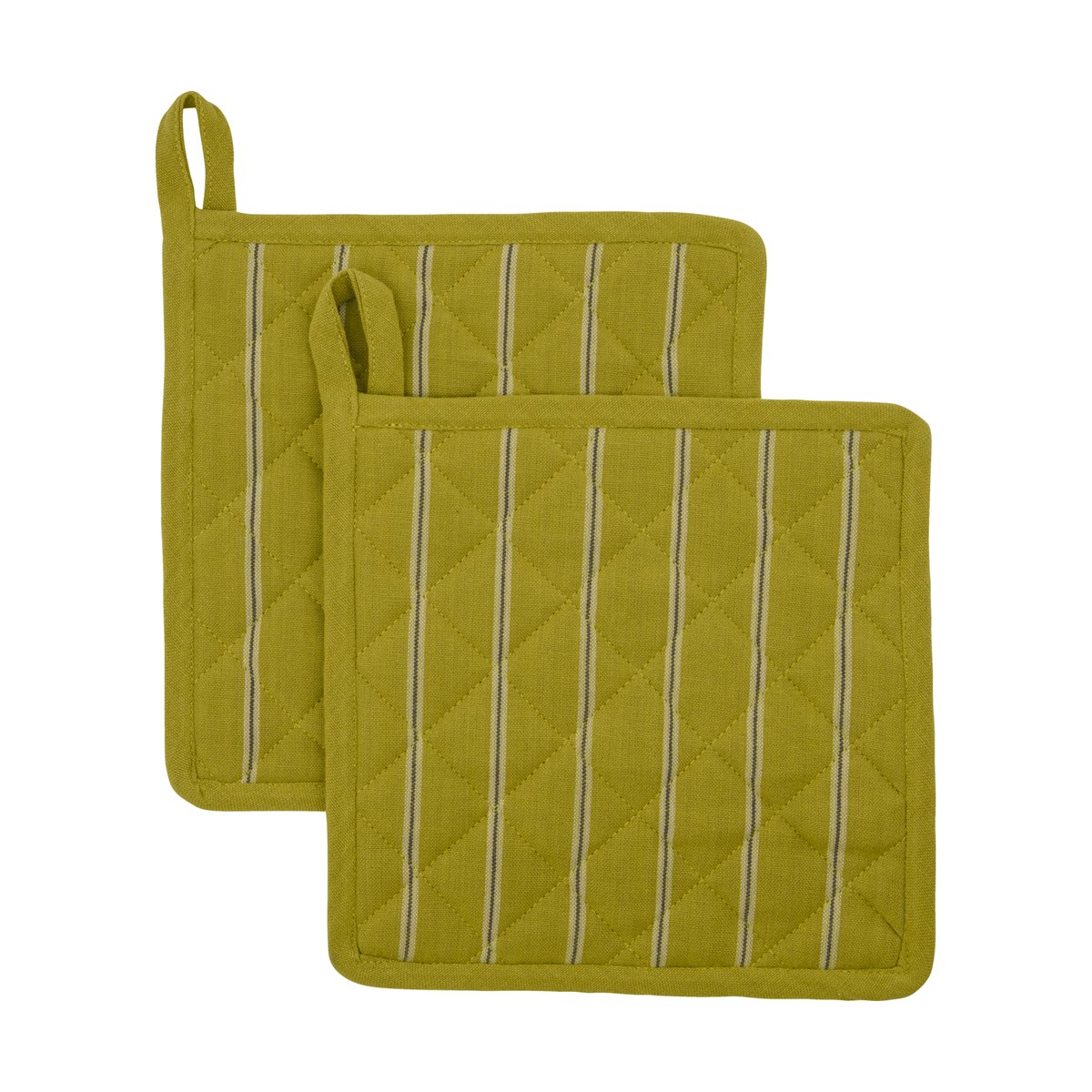 House Doctor Chef pot holder 22x22 cm 2-pack Mustard yellow