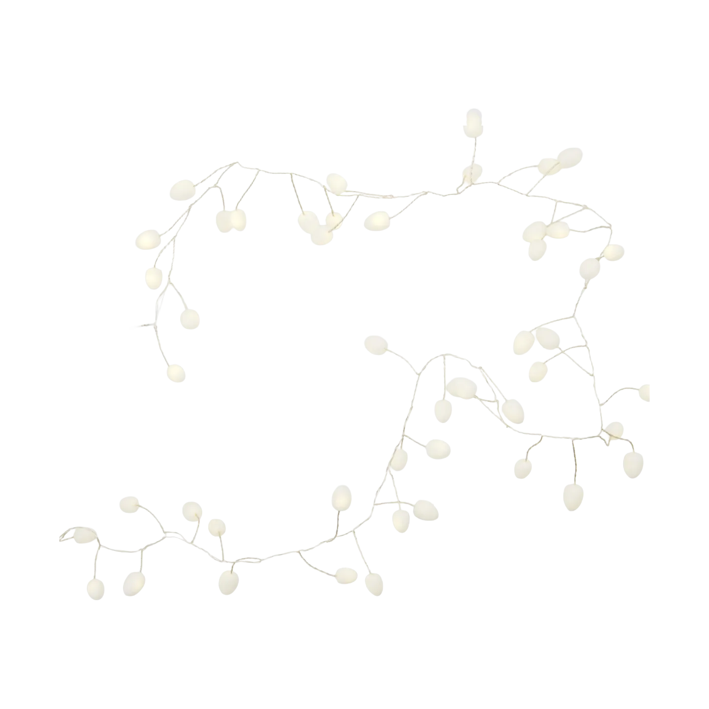 Cher light string 250 cm, White-silver House Doctor