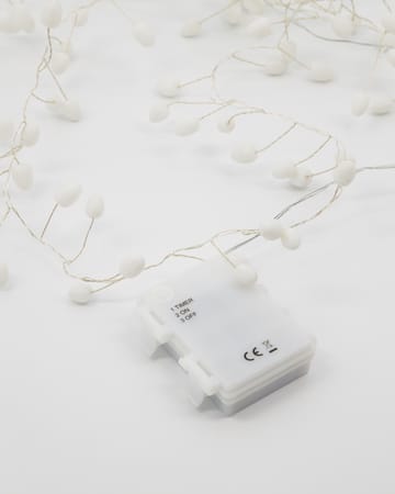 Cher light string 250 cm - White-silver - House Doctor