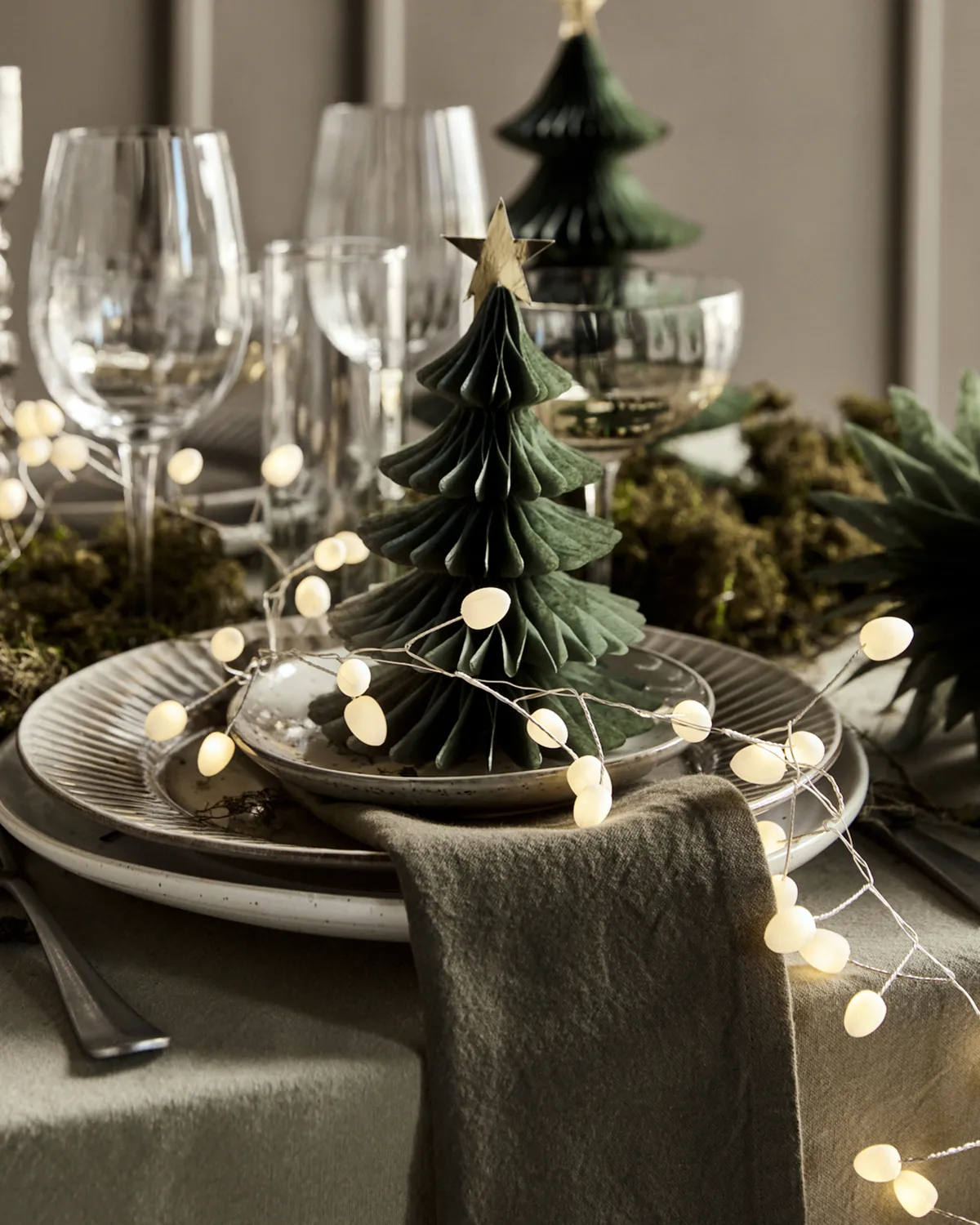 Cher light string 250 cm, White-silver House Doctor