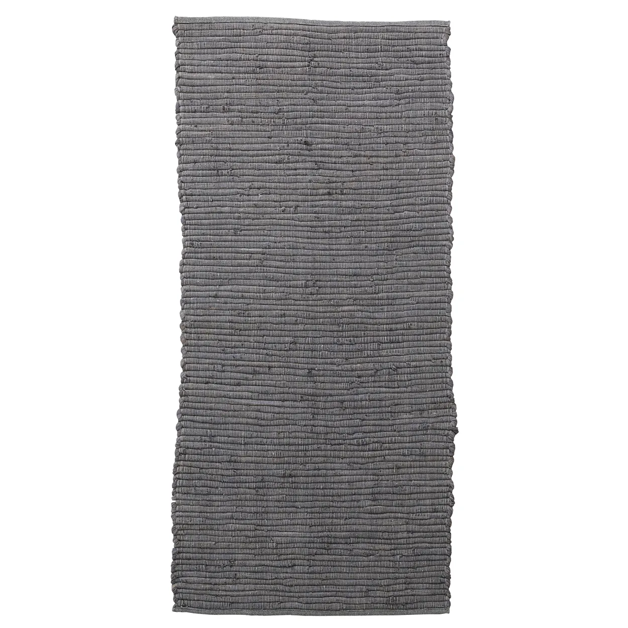House Doctor Chindi rug 70x160 cm Grey | Scandinavian Design | Woven cotton rugs | Grey