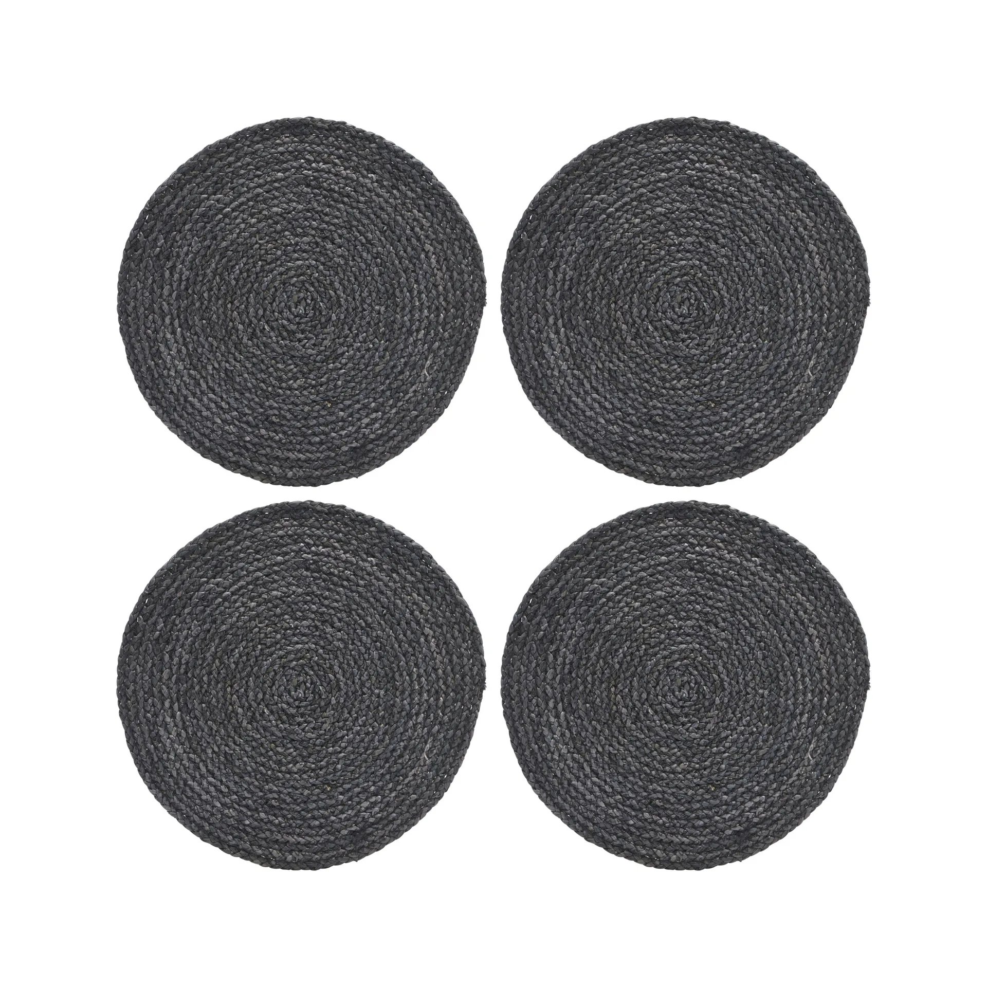 Circle placemat grass 4-pack, Grey-blue House Doctor