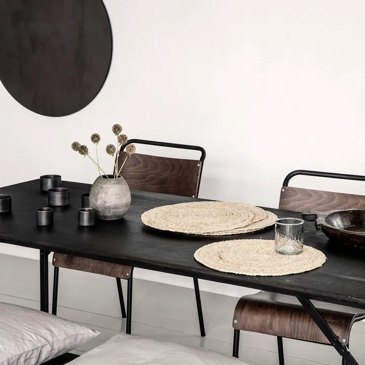 Circle placemat grass 4pack from House Doctor