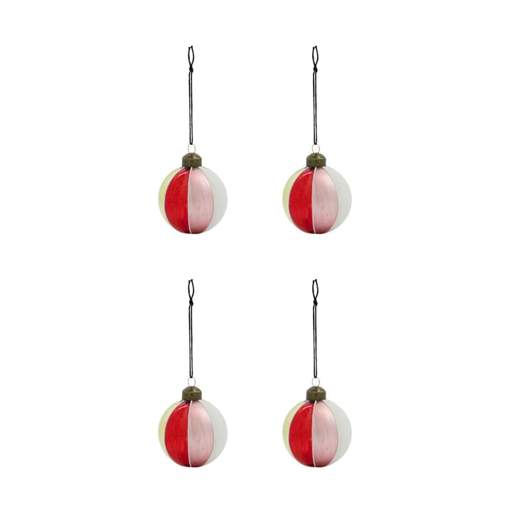 Circus Christmas Ornament Ø6 cm 4-pack, Multi House Doctor