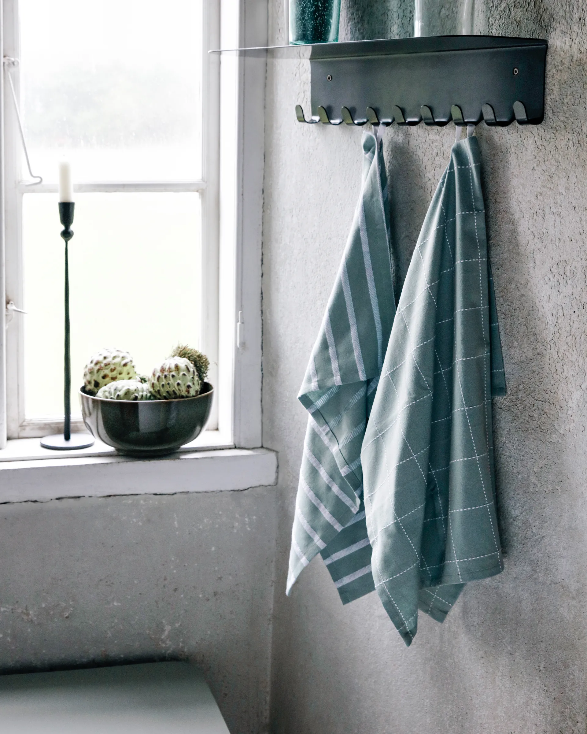 Clean kitchen towel 2-pack, Light blue House Doctor