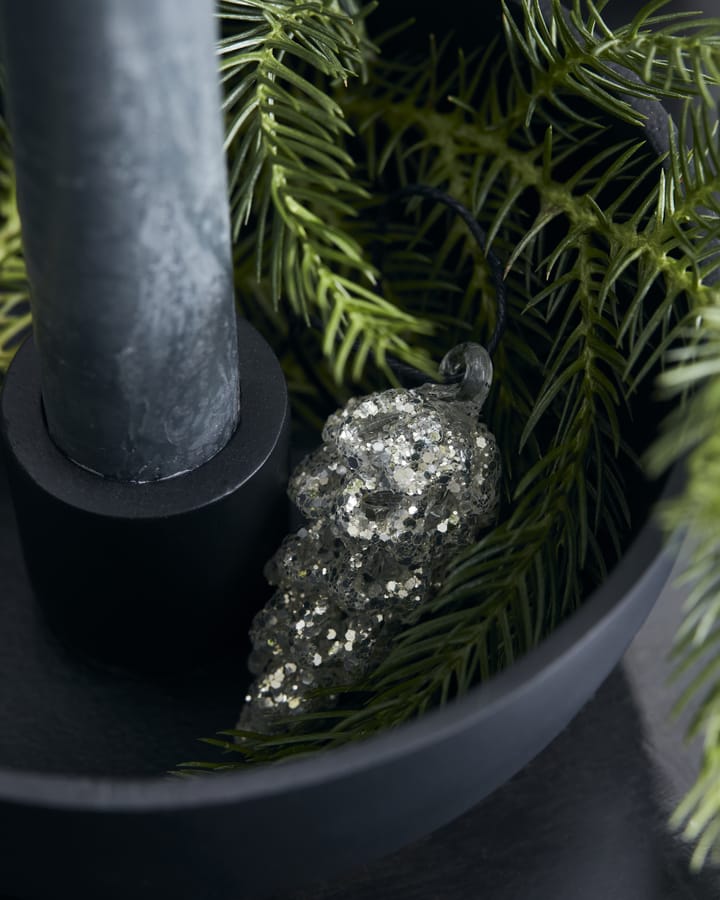 Cone Christmas decoration 5.5 cm 6-pack, Silver House Doctor