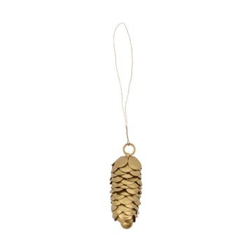 Cone Christmas decoration 6.5 cm 2 pieces - Gold - House Doctor