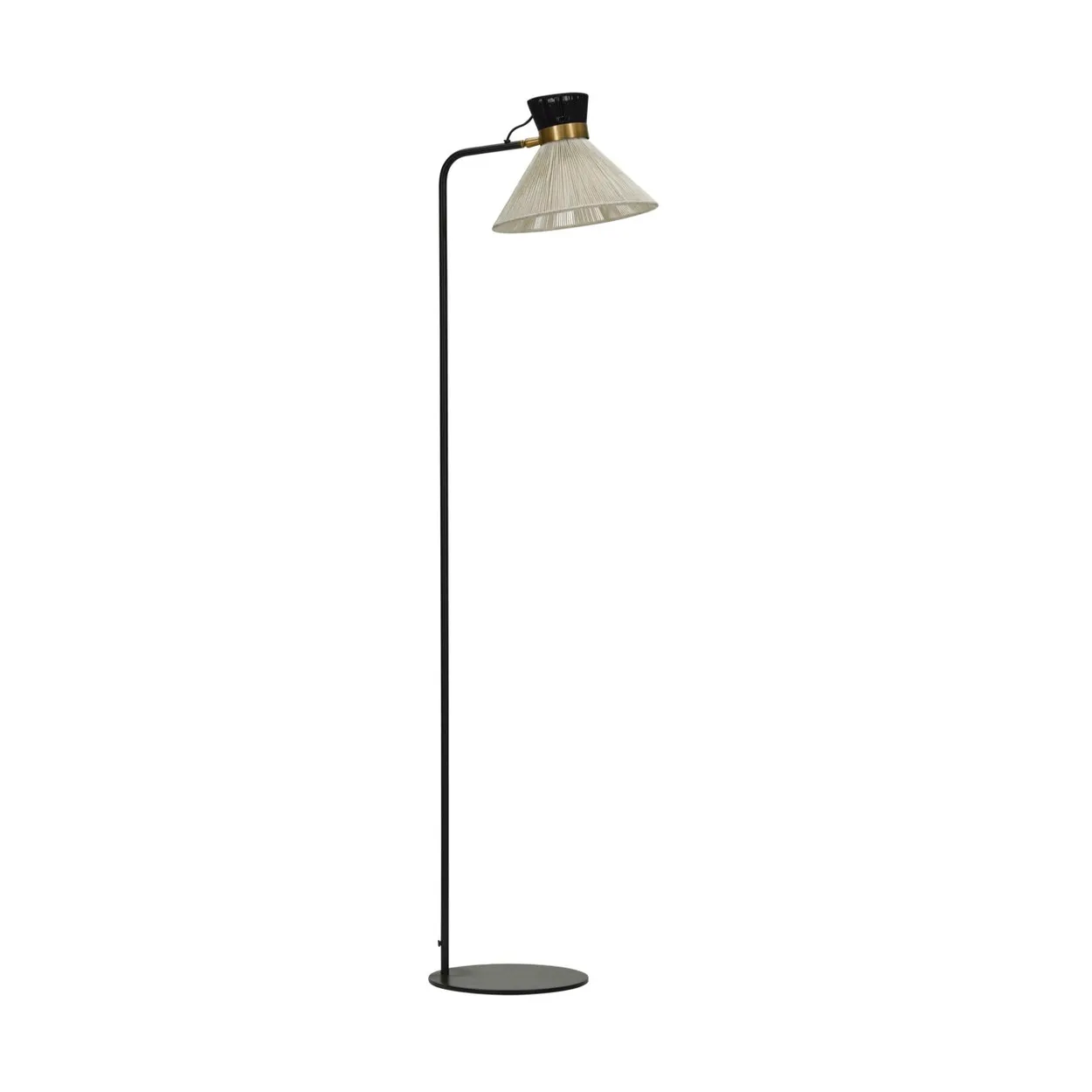 House Doctor Cord floor lamp Black | Scandinavian Design | Floor lamps | Black