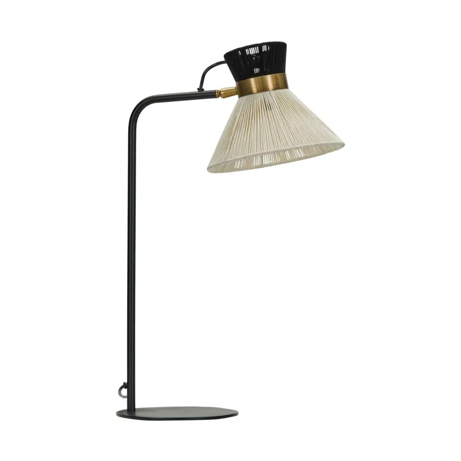 House Doctor Cord table lamp Black | Scandinavian Design | Desk & table lamps | Black