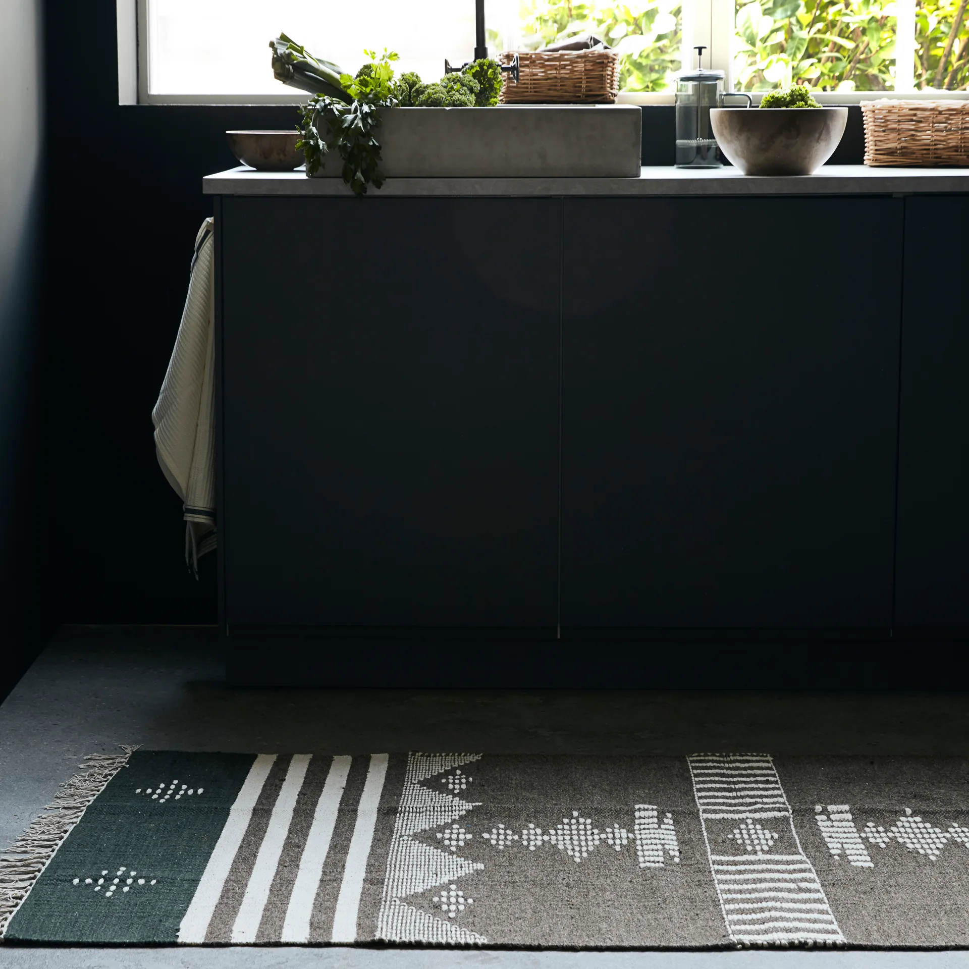 Coto rug 90x200 cm, Brown House Doctor