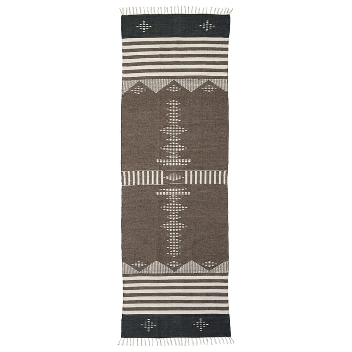 Coto rug 90x300 cm - Brown - House Doctor