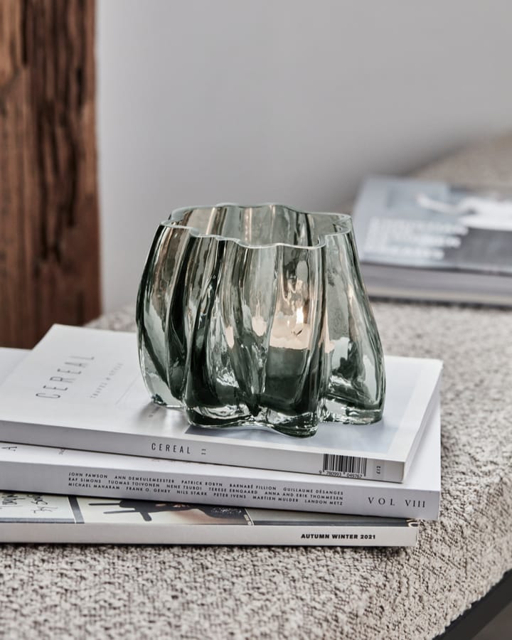 Curva tealight holder, Smoky grey House Doctor