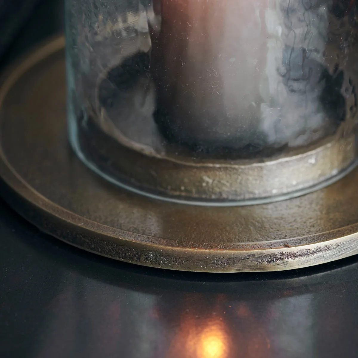 Cylo candle sticks 15.5 cm, antique brass House Doctor