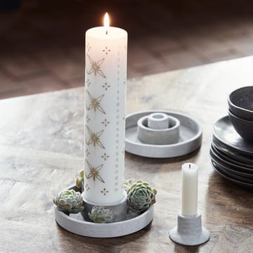 Daca candle sticks Ø15 cm - grey - House Doctor