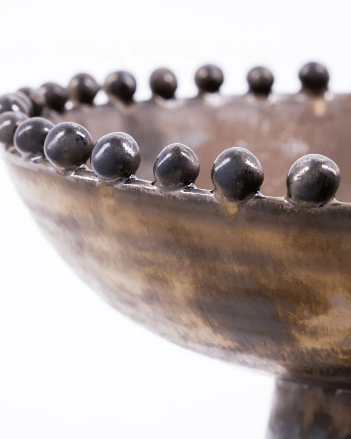 decorative bowl, Black, Ø24x19.5 cm House Doctor
