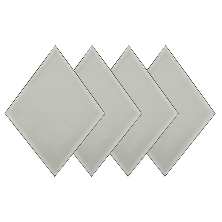 Diamond mirror 4-pack - Grey - House Doctor