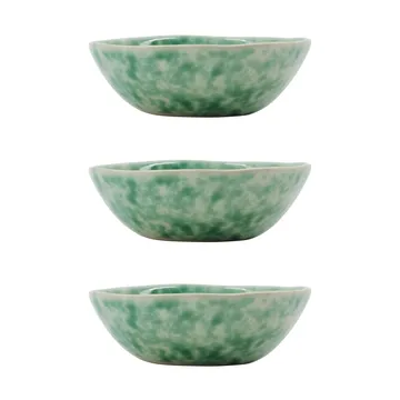 Diva bowl 4 cl 3-pack - Green - House Doctor