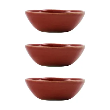 Diva bowl 4 cl 3-pack - Red - House Doctor