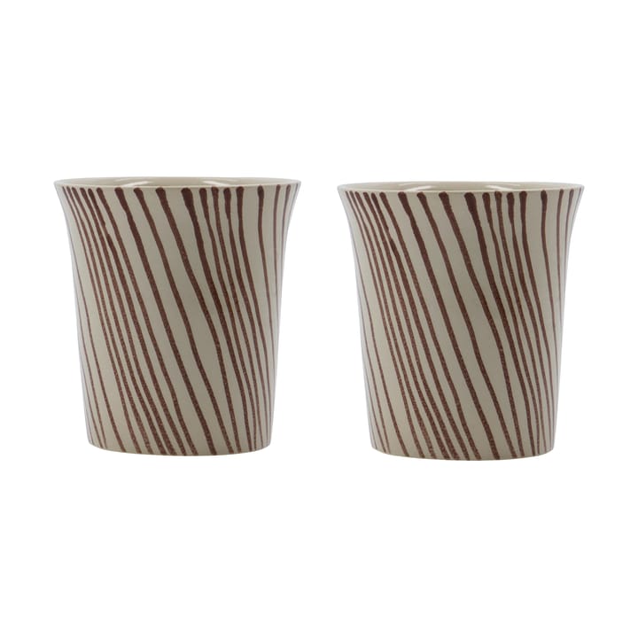 Diva mug 25 cl 2-pack - Brown - House Doctor