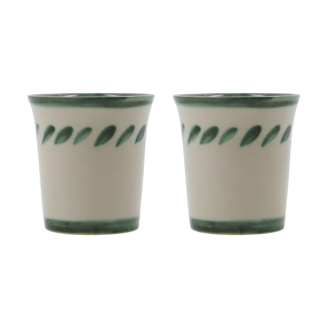 House Doctor Diva mug 25 cl 2-pack Green | Scandinavian Design | Coffee cups | Green