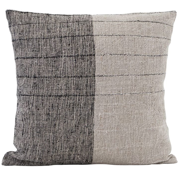 Dived cushion cover 50x50 cm, Black-off white House Doctor