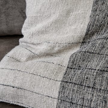 Dived cushion cover 50x50 cm - Black-off white - House Doctor