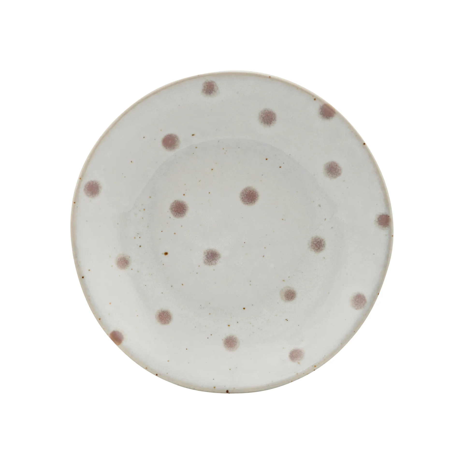 Dots plate Ø15.7 cm, white-green House Doctor