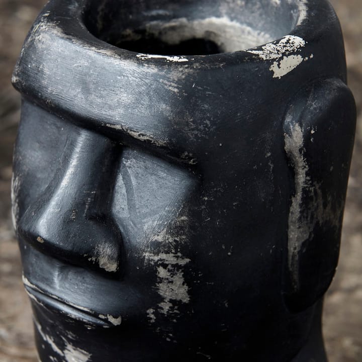 Earth vase 11 cm, black House Doctor