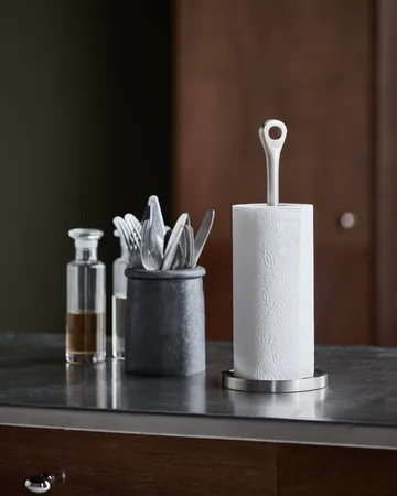 Eden kitchen roll holder - Brushed silver colour, 35.5 cm - House Doctor