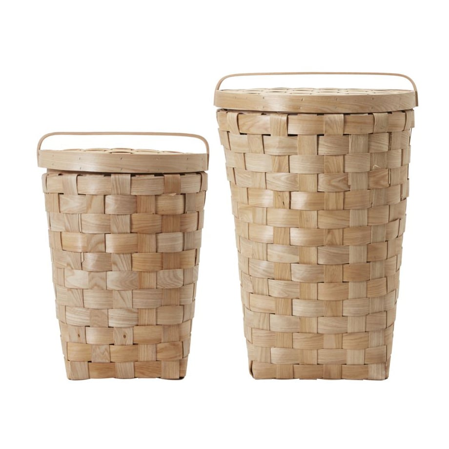 House Doctor Edition basket with lid set Nature | Scandinavian Design | Storage baskets | Beige