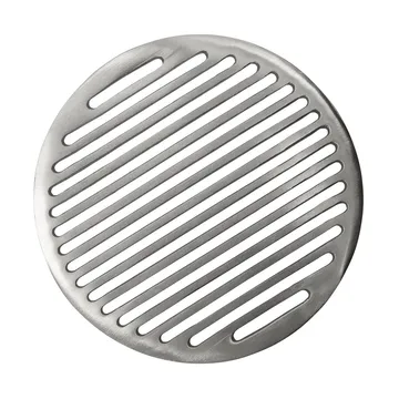 Esme coaster - Brushed silver colour, Ø21 cm - House Doctor