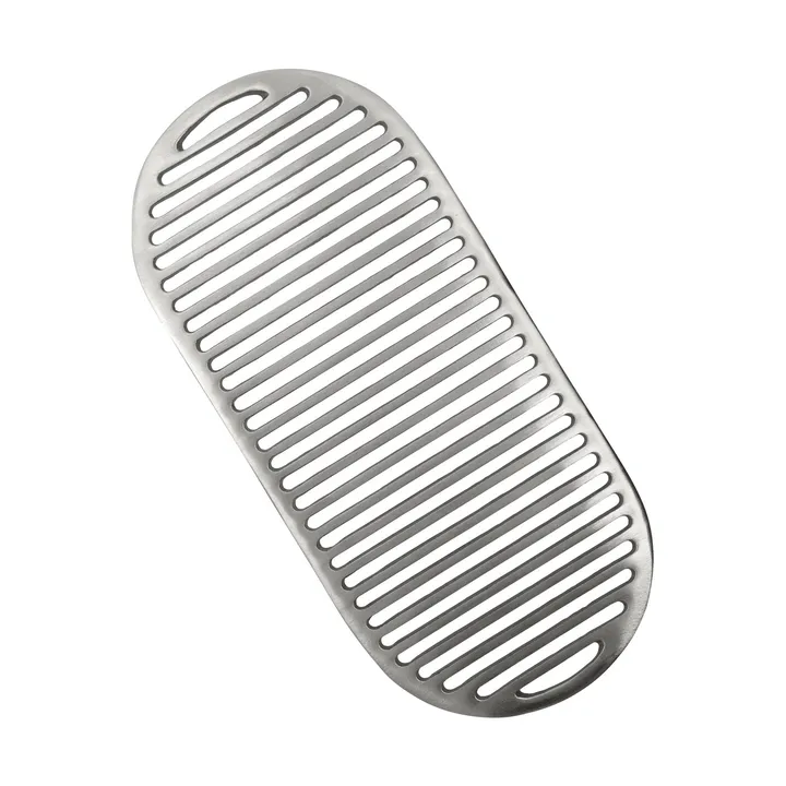 Esme coaster - Brushed silver-coloured, 35.5x16 cm - House Doctor