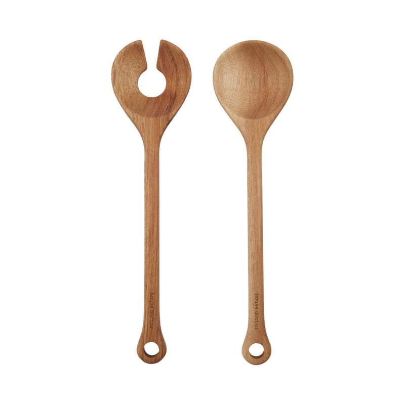 House Doctor Eya salad serving set natural 2 pieces 27.5 cm