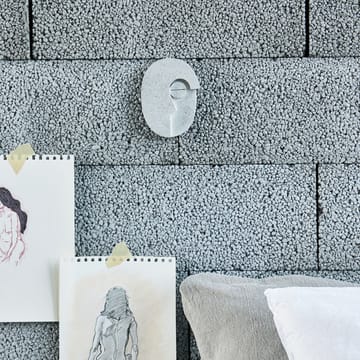 Face wall decoration 14 cm - Grey - House Doctor