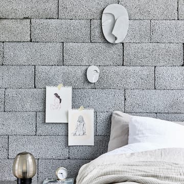 Face wall decoration 32 cm - Grey - House Doctor